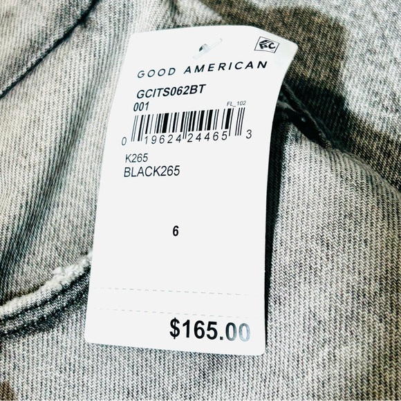 Good American jeans Good Classic High Waisted jeans New gray women size 28 - Picture 3 of 15